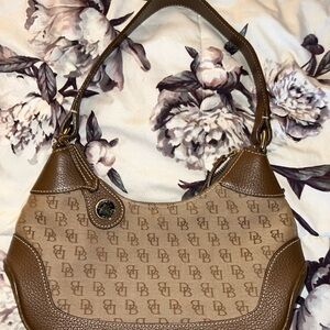 Dooney & Bourke Brown Monogram Shoulder Bag